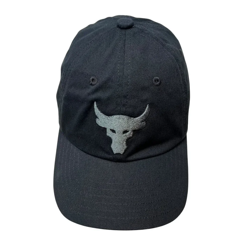 Under Armour Project The Rock Dwayne Johnson Brahma Bull Logo Hat Cap Youth
